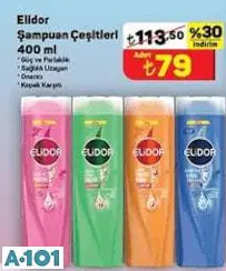 ELİDOR ŞAMPUAN ÇEŞİTLERİ 400 ML